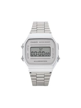Casio Hodinky Casio Vintage A168WEM-7EF Strieborná