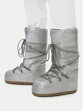 Moon Boot Снігоходи Moon Boot Icon Glitter 80D1402850 Срібний