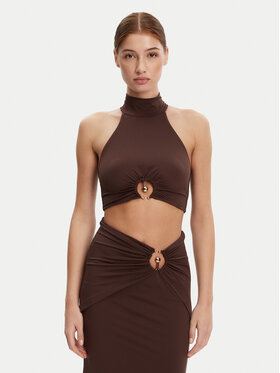 Bardot Bardot Топ 59847TB Коричневий Regular Fit