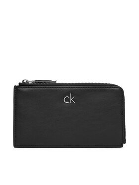 Calvin Klein Pouzdro na kreditní karty Calvin Klein Ck Re-Lock Lg Cc Holder W L Zip LV04F1032G Černá