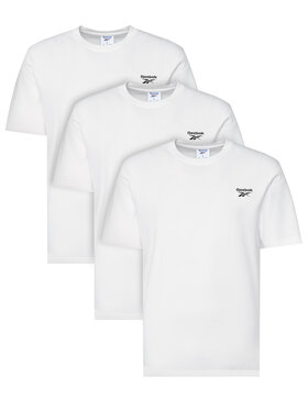 Reebok Reebok Комплект футболок Woodrow RK25189CCM Білий Regular Fit