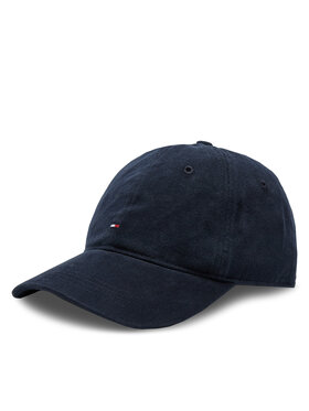 Tommy Hilfiger Cepure ar nagu Tommy Hilfiger Flag '85 Soft 6 Panel Cap AM0AM12531 Tumši zils