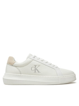 Calvin Klein Jeans Laisvalaikio batai Calvin Klein Jeans Chunky Cupsole Low Mg YM0YM01253 Balta