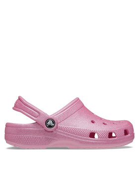 Crocs Šľapky Crocs Classic Glitter Clog K 206993 Ružová