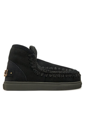 Mou Μπότες Χιονιού Mou Eskimo Sneaker Big Metal Logo FW111008A Μαύρο