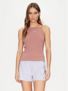 adidas adidas Топ ALL SZN Rib JJ1222 Рожевий Slim Fit