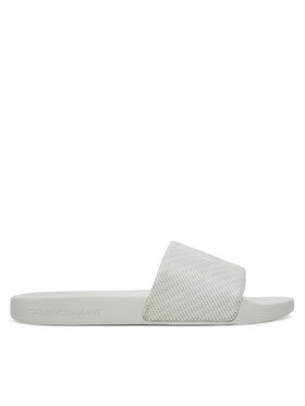 Calvin Klein Jeans Klapki Calvin Klein Jeans Slide Aop Print YM0YM01269 Szary