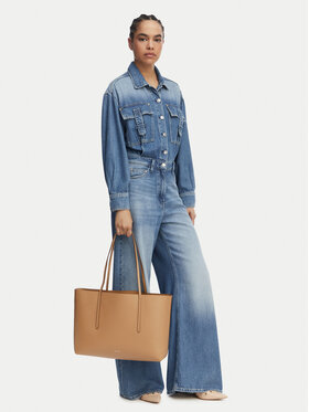 Calvin Klein Torbica Calvin Klein Foil Logo Tote LV04F3274G Bež