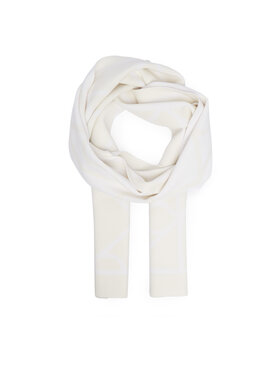 Calvin Klein Šallīte Calvin Klein Emblem Aop Jcq Fine Rib Scarf LV04D8051G Balts