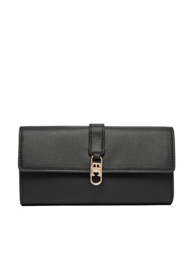 Tommy Hilfiger Πορτοφόλι Tommy Hilfiger Th Libre Large Flap Wallet AW0AW18935 Μαύρο