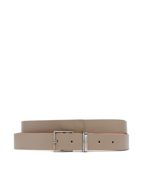 Calvin Klein Dámsky opasok Calvin Klein Branded Loop Square Belt 2.5 K60K612866 Béžová