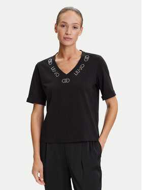 Liu Jo Sport Liu Jo Sport Camiseta TF5143 JS003 Negro Regular Fit