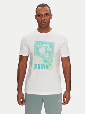 Puma Puma Футболка Graphics Photoprint 684836 Білий Regular Fit