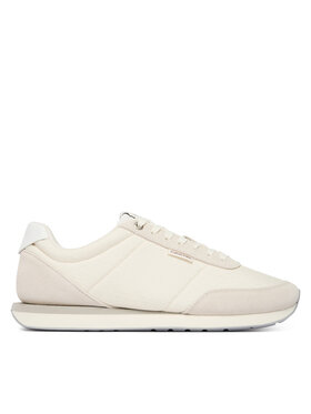 Calvin Klein Laisvalaikio batai Calvin Klein Retro Runner Ripstop Aop Ny HM0HM02140 Écru