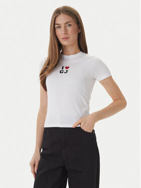 Guess Jeans Guess Jeans Футболка W6GIB1 J1314 Білий Slim Fit