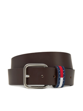 Tommy Jeans Pánský pásek Tommy Jeans Ryan 3.5 AM0AM13415 Hnědá