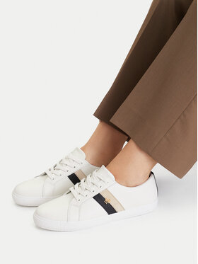 LAUREN RALPH LAUREN Sneakersy LAUREN RALPH LAUREN Janson II 802979187001 Biela