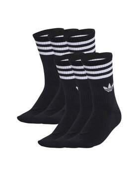 adidas Garās zeķes adidas 3-Stripes JV7411 Melns