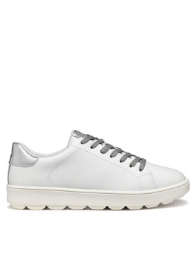 Geox Sneakersy Geox D Spherica Ecub-1 D45WEA 09BNF C0007 Biela