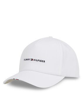 Tommy Hilfiger Šiltovka Tommy Hilfiger Th Foundation Soft 6 Panel Cap AM0AM13162 Biela