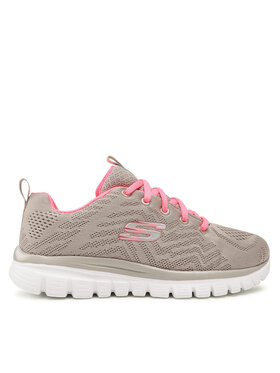 Skechers Sneakersy Skechers Get Connected 12615/GYCL Sivá