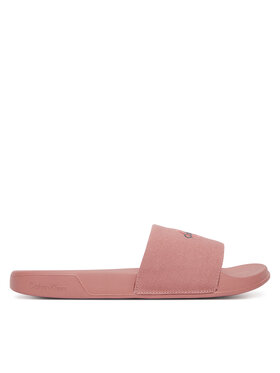 Calvin Klein Pantoletten Calvin Klein Ess Slide Cv HW0HW02958 Rosa