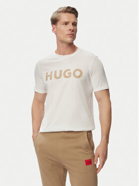 HUGO HUGO Camiseta Dulivio 50467556 Blanco Regular Fit