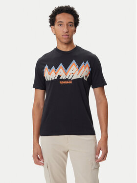 Napapijri Napapijri Camiseta Fiemme NP0A88T5 Negro Regular Fit