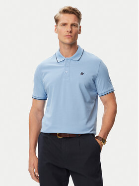 Beverly Hills Polo Club Beverly Hills Polo Club Polo P-SS26M-P42561BBU Azul claro Regular Fit