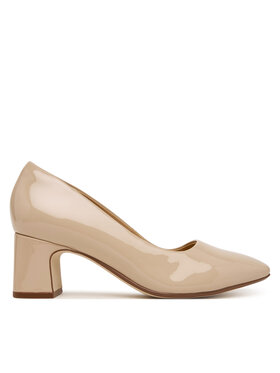 Clarks Туфлі Clarks Fernie Court 26183034 Світло-бежевий
