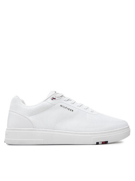 Tommy Hilfiger Sneakersy Tommy Hilfiger Modern Cup Knit Rwb FM0FM04942 Bílá