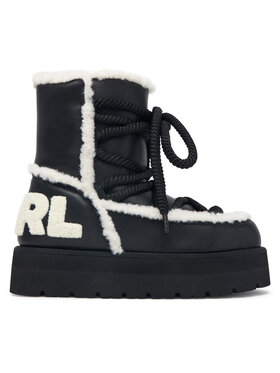 KARL LAGERFELD Sniega zābaki KARL LAGERFELD Skylar Ski KL49676 Melns