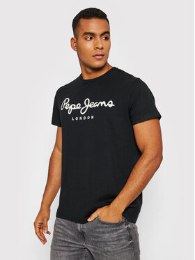 Pepe Jeans Pepe Jeans Футболка Original PM508210 Чорний Slim Fit