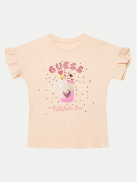 Guess Guess Футболка K5GI02 K6YW4 Рожевий Regular Fit