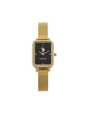 U.S. Polo Assn. Pulkstenis U.S. Polo Assn. Odette USP8390BK Zelta