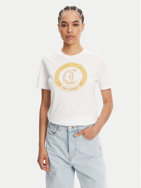 Just Cavalli Just Cavalli Футболка 78PAHE13 Білий Regular Fit