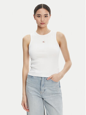 Calvin Klein Jeans Calvin Klein Jeans Τοπ LV047C201G Λευκό Slim Fit