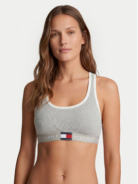 Tommy Hilfiger Tommy Hilfiger Top de sujetador UW0UW06270 Gris claro