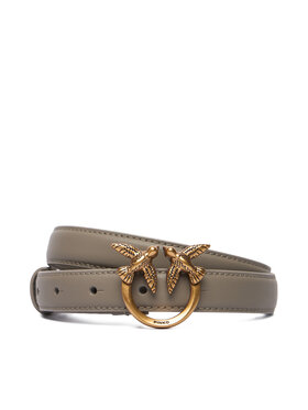 PINKO Pásek PINKO Love Berry H2 Belt AI 25-26 PLT01 100143 A0F1 Šedá