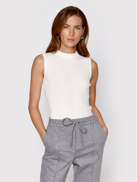 BOSS Boss Felső Feskies 50473237 Fehér Slim Fit