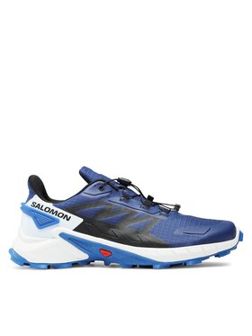 Salomon Взуття для бігу Salomon Supercross 4 L47315700 Голубий