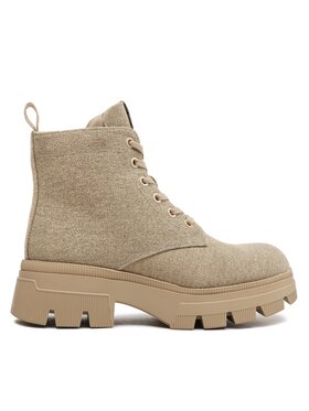 Calvin Klein Jeans Žygio batai Calvin Klein Jeans Chunky Combat Laceup Boot Co YW0YW01239 Smėlio