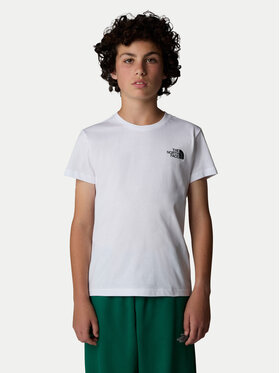 The North Face The North Face Póló Redbox NF0A89VT Fehér Regular Fit