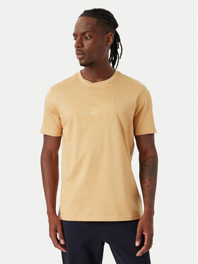 Beverly Hills Polo Club Beverly Hills Polo Club Camiseta P-FW26M-TS1536 Beis Regular Fit