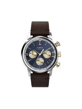 Timex Ročna ura Timex Marlin® Quartz Chronograph TW2W60400 Črna
