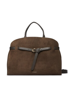 Coccinelle Ročna torba Coccinelle TLB Coccinellesabine Suede Bi E1 TLB 18 01 01 Khaki