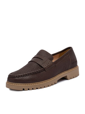 Guess Jeans Loafersy Guess Jeans EO-FOX-04 MI08 Hnědá