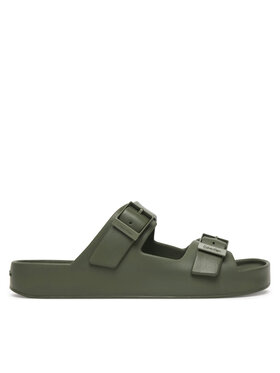 Calvin Klein Ciabatte Calvin Klein Ergon Eva Double Bar Sandal HM0HM02116 Verde