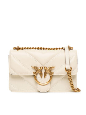 PINKO Kabelka PINKO Love One Mini Light Dc. Al 25-26 PLTT 104550 A2OS Écru