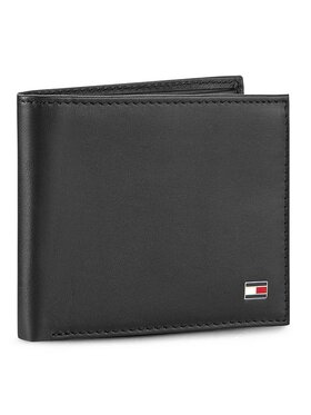 Tommy Hilfiger Maks Tommy Hilfiger Eton Mini Cc Wallet AM0AM00655/83365 Melns